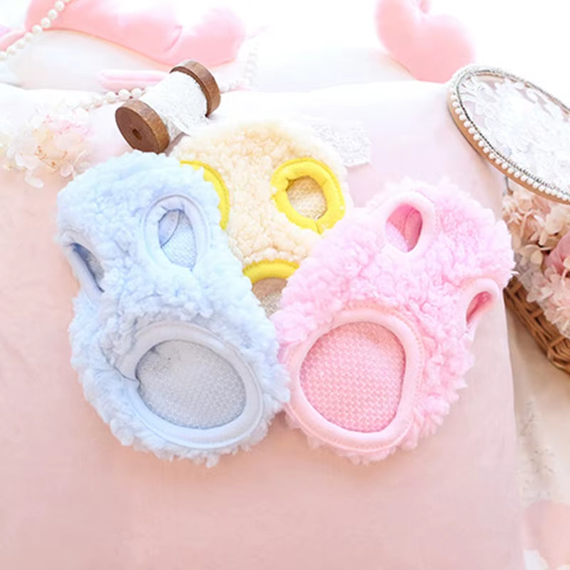 Winter Bunny Kitten Sweater Clothes Warm Velvet Small Animal Pullovers Rabbit Guinea Pig Chinchillas Jacket Mascotas Clothing
