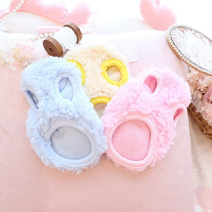Winter Bunny Kitten Sweater Clothes Warm Velvet Small Animal Pullovers Rabbit Guinea Pig Chinchillas Jacket Mascotas Clothing